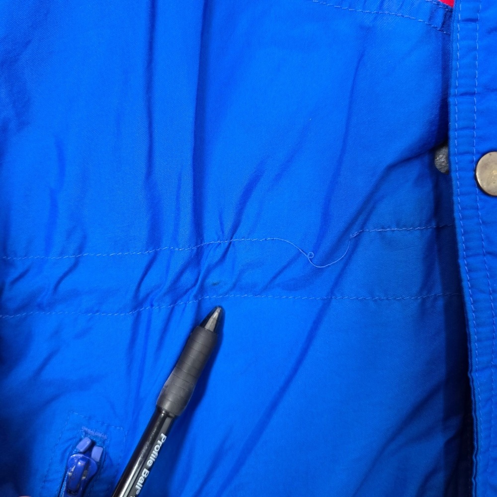 Vintage NFL Gameday by Turbo Sportswear Giants Puffer Jacket Mens Large Red Blue - Picture 13 of 13